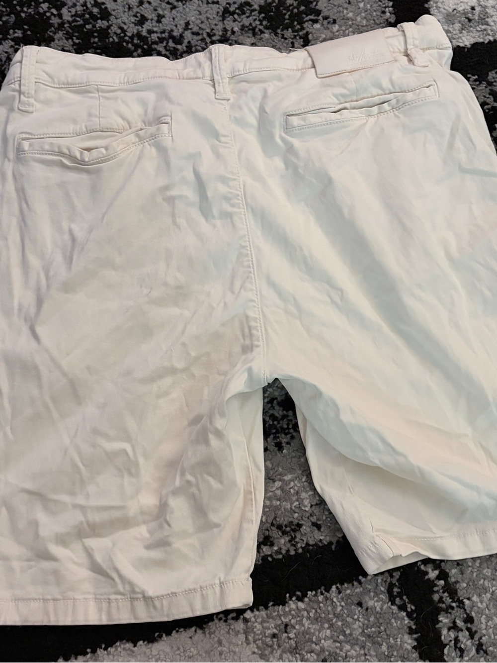 Heritage White Men's Flat Front Shorts